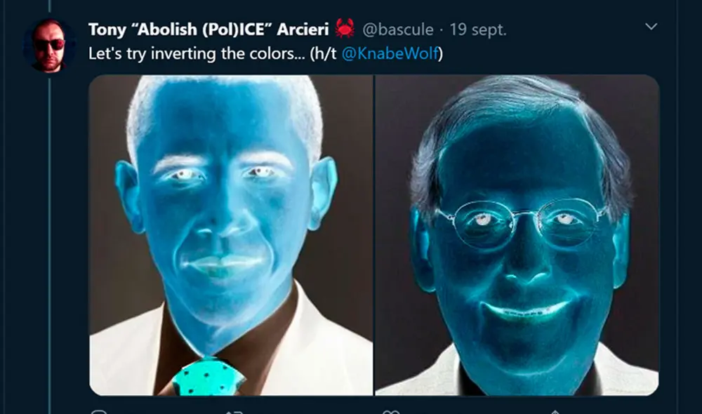 Usuarios han realizado diversos experimentos para probar los criterios de la herramienta. Imagen: Twitter.