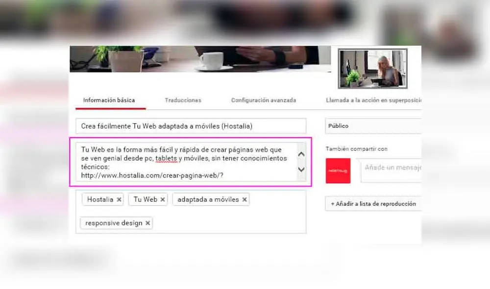 Abrir transcripción en un video de YouTube. (Fotos: TreceBits)