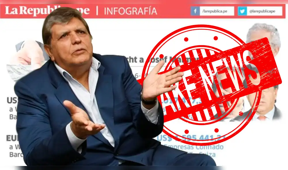 Alan García difunde información falsa sobre coimas entregadas por Odebrecht Alan García difunde información falsa sobre coimas entregadas por Odebrecht