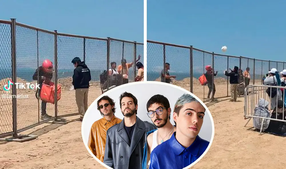 A pesar de las dificultades, el trabajador cumplió con el pedido y se ganó los aplausos de los presentes en la Costa Verde. Foto: composición LR/TikTok/@lamarluz A pesar de las dificultades, el trabajador cumplió con el pedido y se ganó los aplausos de los presentes en la Costa Verde. Foto: composición LR/TikTok/@lamarluz