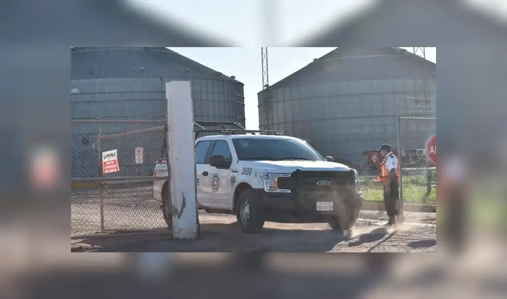 Hombre muere tras caer en depósito de diez toneladas de maíz.