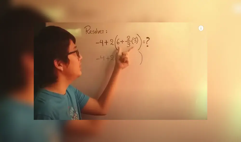 Desliza para ver el desarrollo de este reto matemático publicado en YouTube. Foto: Captura.