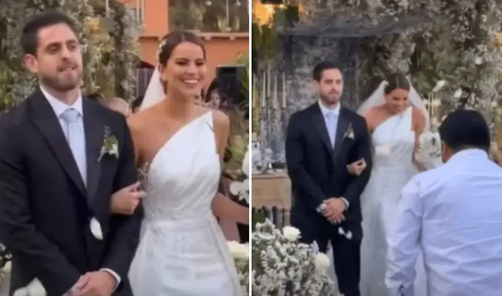 Valeria Piazza y Pierre Cateriano se casaron el 19 de noviembre. Foto: Valeria Piazza/Instagram