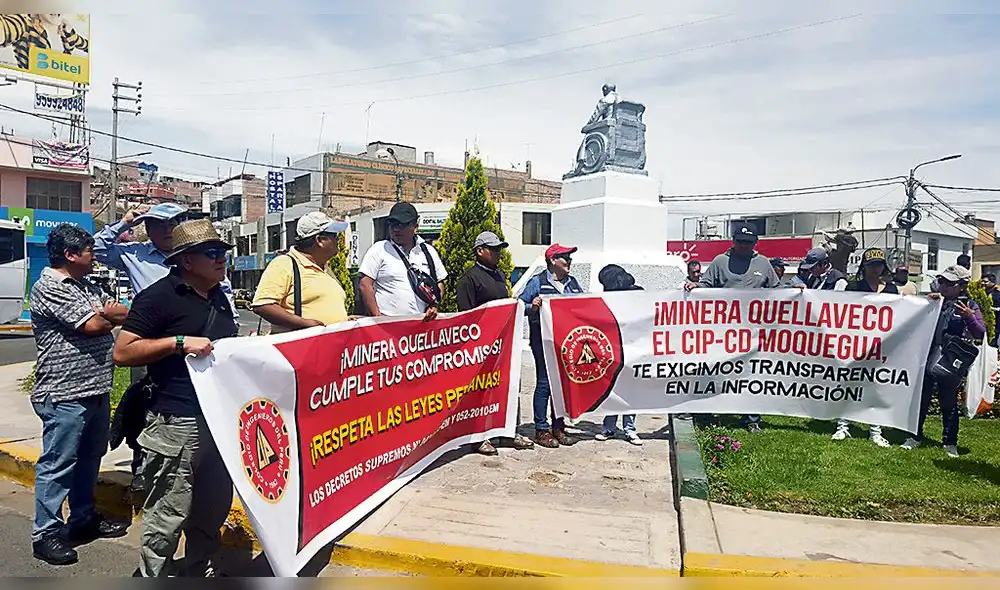 Paralización en Moquegua contra Anglo American no tuvo respaldo [VIDEO]