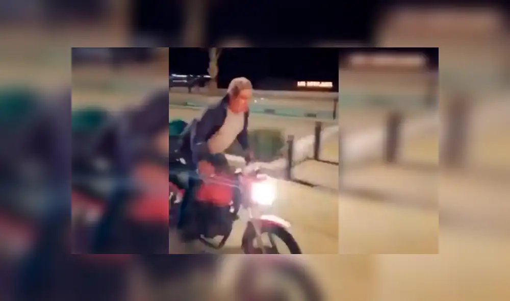 YouTube viral: Anciano sufre brutal accidente por presumir acrobacias en moto [VIDEO] 