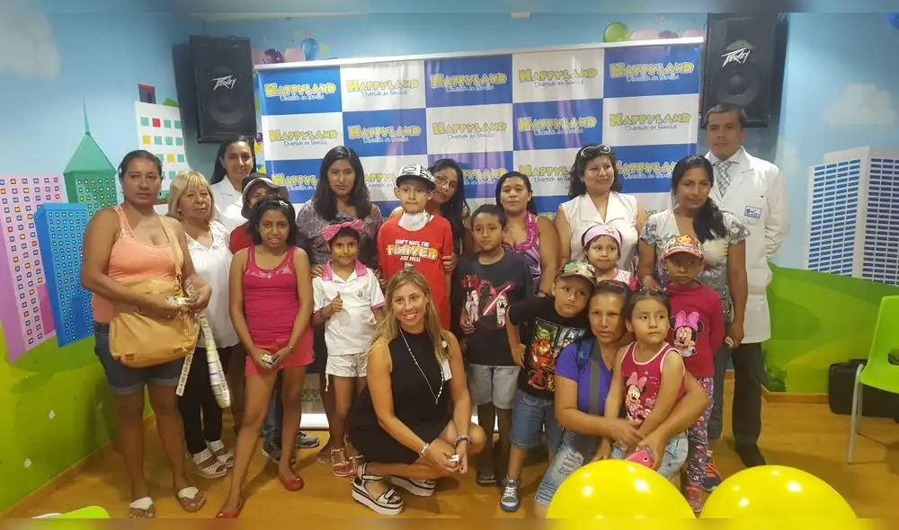 Una dosis de felicidad para estos angelitos del INEN