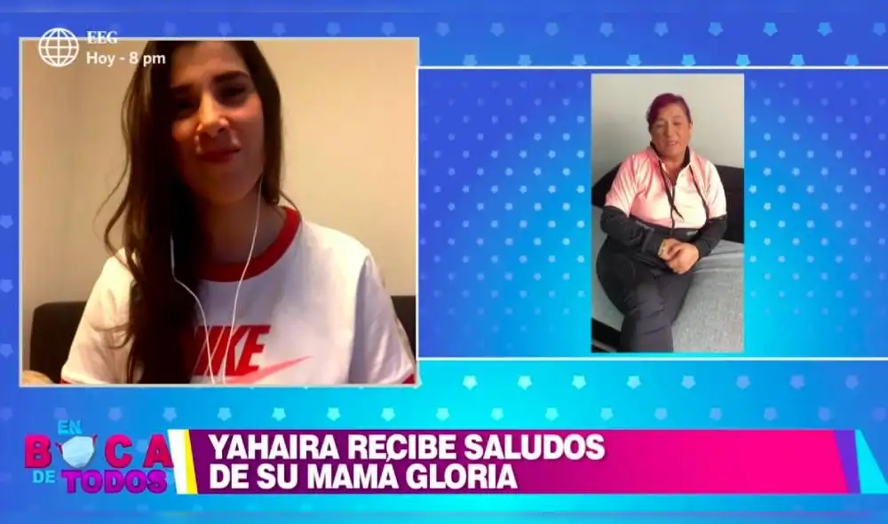 "Hacemos videollamada y le doy a gracias a Dios de que estén bien”, dijo Yahaira Plasencia. (Foto: Captura) "Hacemos videollamada y le doy a gracias a Dios de que estén bien”, dijo Yahaira Plasencia. (Foto: Captura)