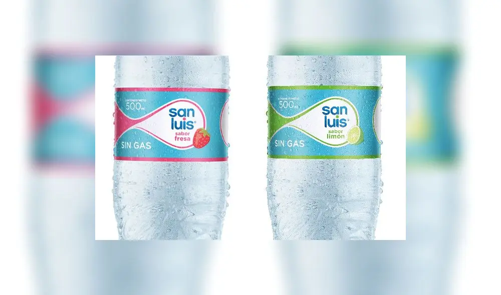 San Luis lanzó un agua con toque de sabor