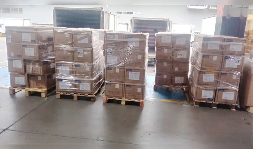 Las mascarillas ya han sido entregadas al Minsa. Las mascarillas ya han sido entregadas al Minsa.