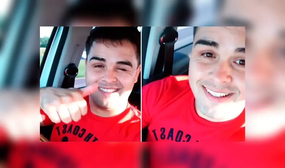 En las imágenes se logra ver al despreciable hombre sonriendo, haciendo muecas y gestos mientras abusaba de una menor de edad.