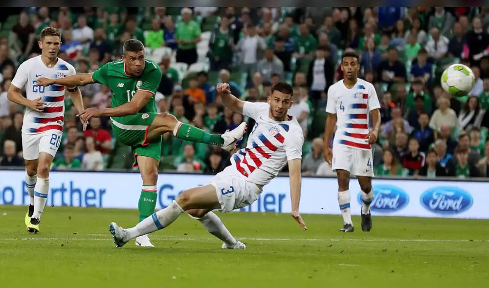 Estados Unidos perdió 2-1 ante Irlanda en amistoso disputado en Dublín [GOLES Y RESUMEN]