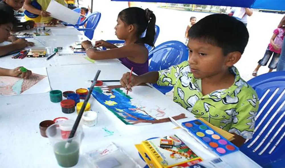 Más de 800 escolares participaron en concurso de dibujo y pintura-