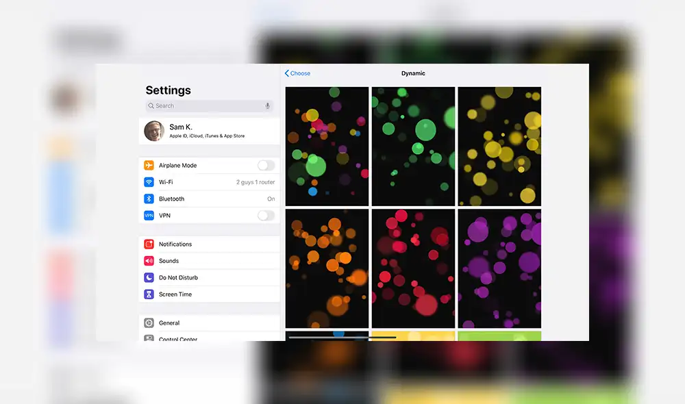 Nuevos colores de fondos de pantalla animados.