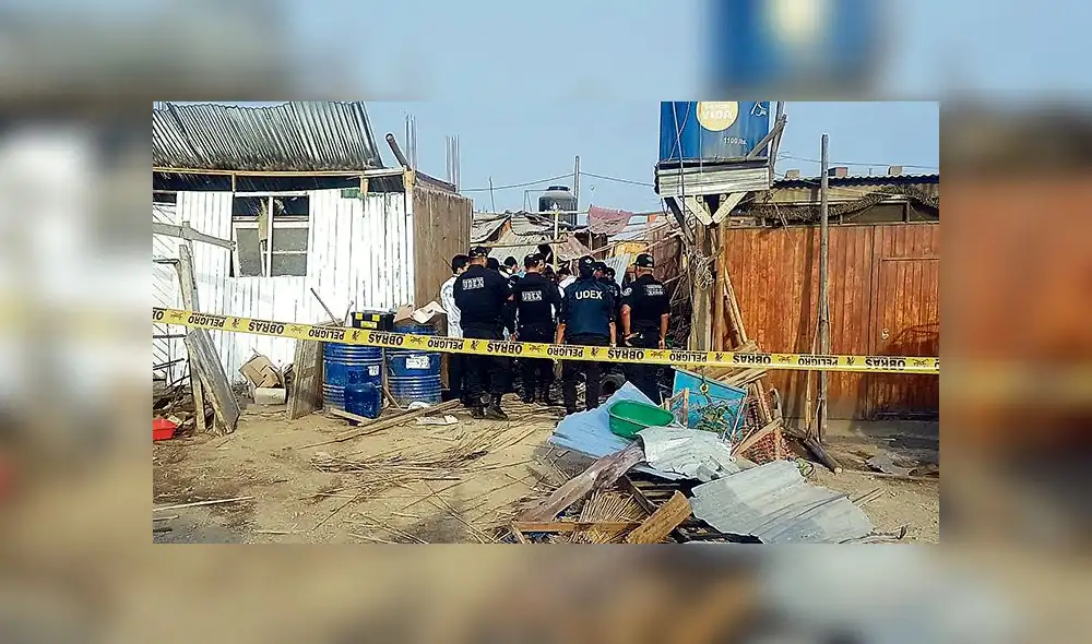 Dos niñas mueren al incendiarse casa que era depósito de pirotécnicos