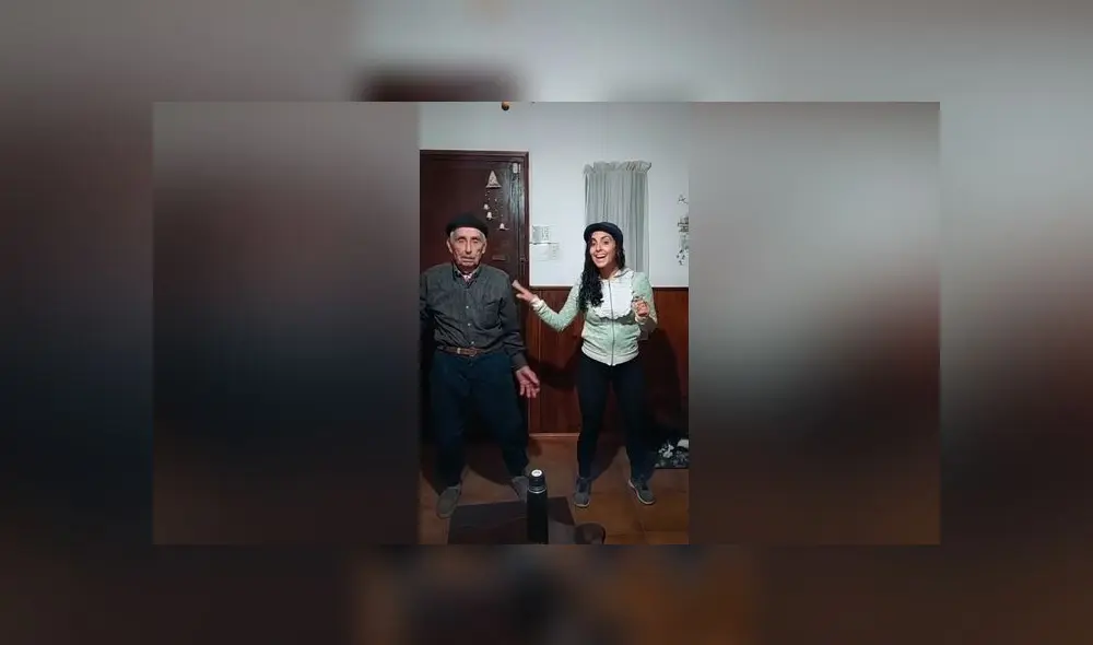 Desliza las imágenes para ver el divertido baile que hizo un padre con su hija en plena cuarentena. Foto: Meli Sellanes Álvare/TikTok Desliza las imágenes para ver el divertido baile que hizo un padre con su hija en plena cuarentena. Foto: Meli Sellanes Álvare/TikTok