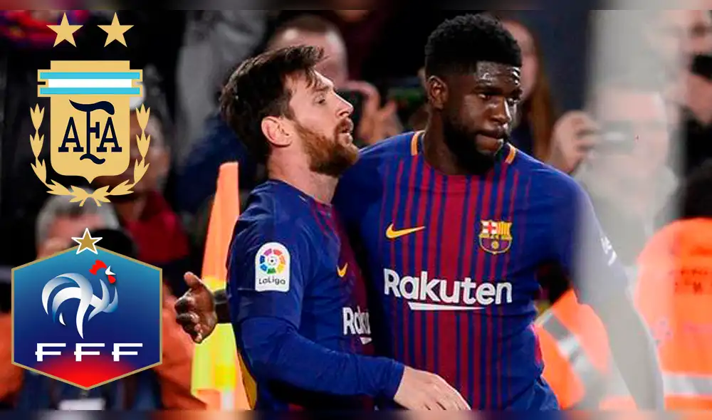 ¿Y la amistad? Umtiti le mandó un mensaje a Messi antes de enfrentarlo