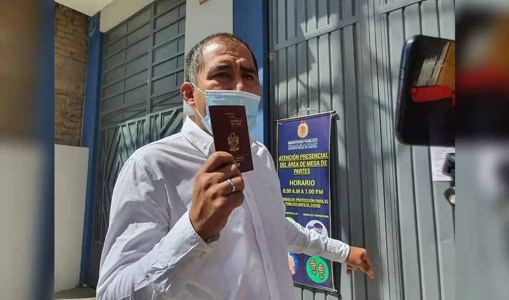 Áncash gobernador Morillo pasaporte