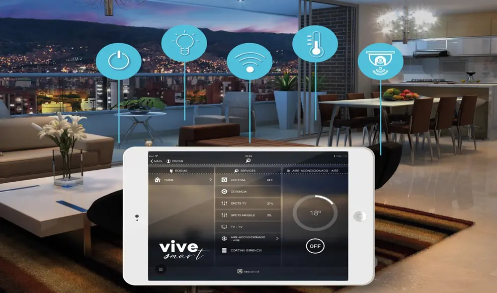 Todos los dispositivos podrán estar conectados y podrás controlarlos con la voz o tu celular. Foto: cortesía Todos los dispositivos podrán estar conectados y podrás controlarlos con la voz o tu celular. Foto: cortesía