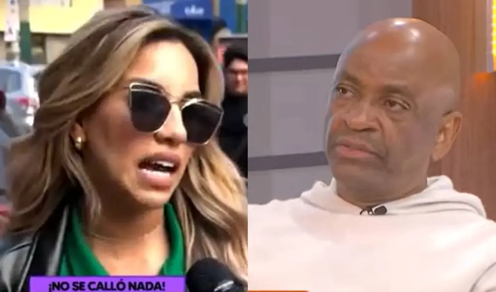 Gabriela Herrera habla sobre Sergio George durante entrevista con "Amor y fuego". Foto: composición/ captura de Willax/ captura de ATV