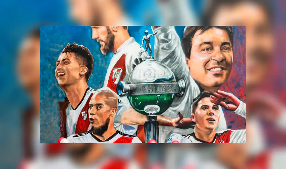 Inauguran mural de River Plate con espantoso error ortográfico [FOTOS]