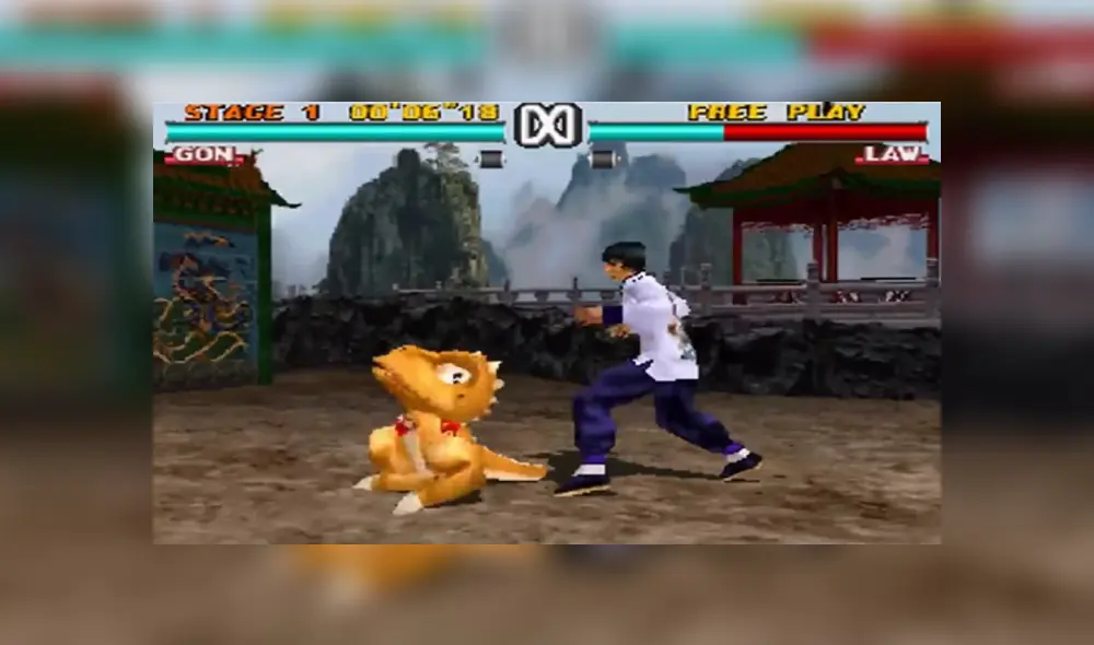 Muchos recuerdan a Gon por una de sus peculiares 'técnicas', pero ¿sabías su verdadero origen? Imagen: Namco.