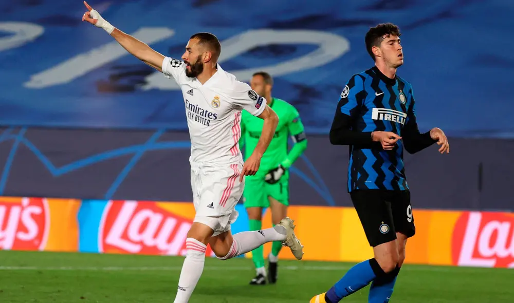 Inter y Real Madrid juegan este miércoles por fecha 4 del grupo B de la Champions League. Foto: EFE