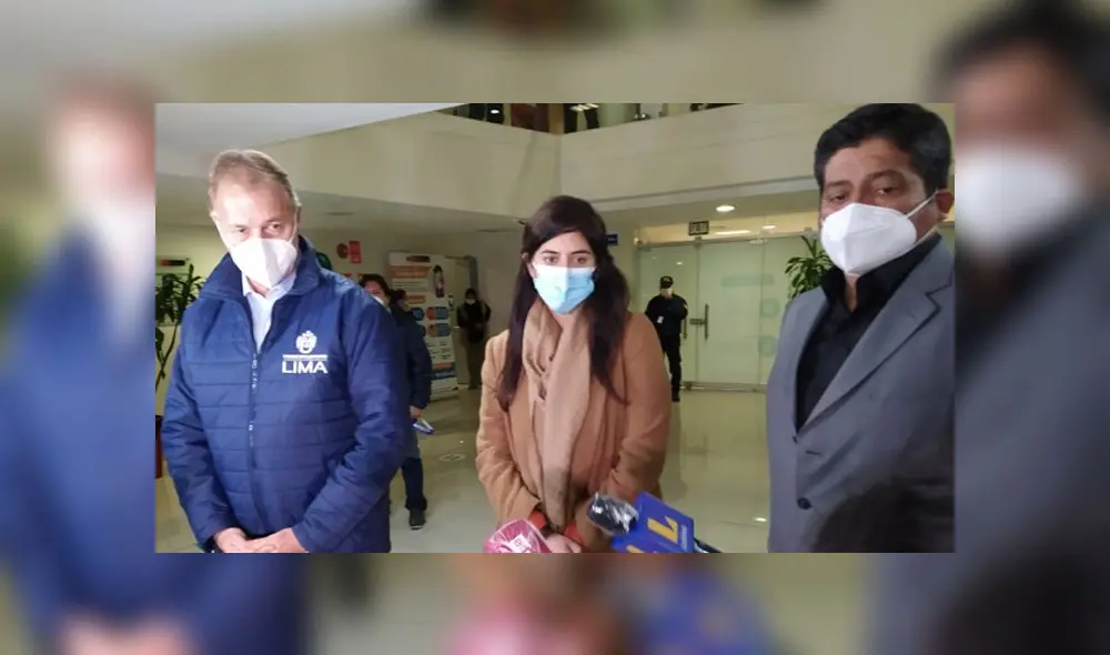 Alcalde de Lima, ministra de Economía y representante de concesionarios del Metropolitano dieron alcances tras finalizar la reunión. (Foto: Grace Mora / GLR - URPI) Alcalde de Lima, ministra de Economía y representante de concesionarios del Metropolitano dieron alcances tras finalizar la reunión. (Foto: Grace Mora / GLR - URPI)