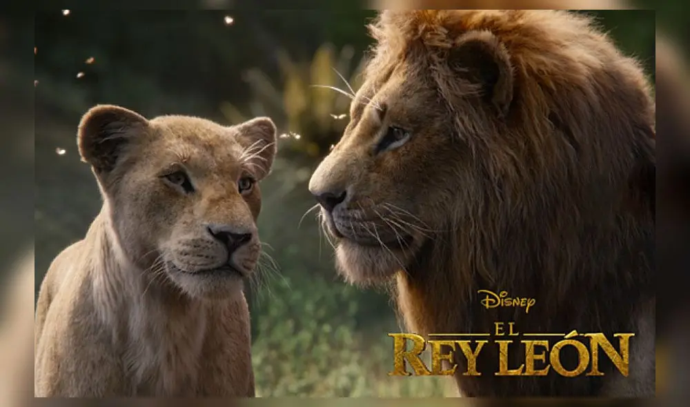 El Rey León se encuentra en cartelera.
