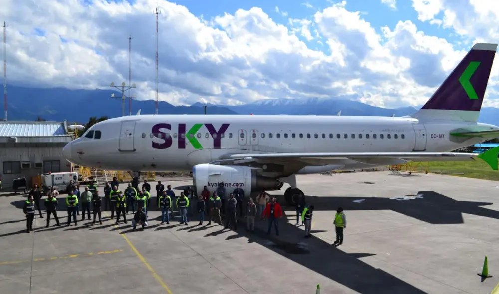 Aerolínea Sky. Foto: Difusión.