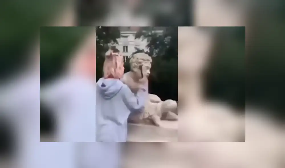 Instagram: influencer rompe histórica estatua de más de 200 años por ganar más seguidores [VIDEO]