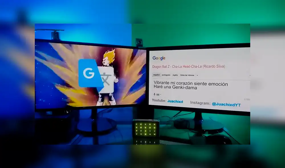 Google Traductor sorprende con versión de opening de Dragon Ball Z