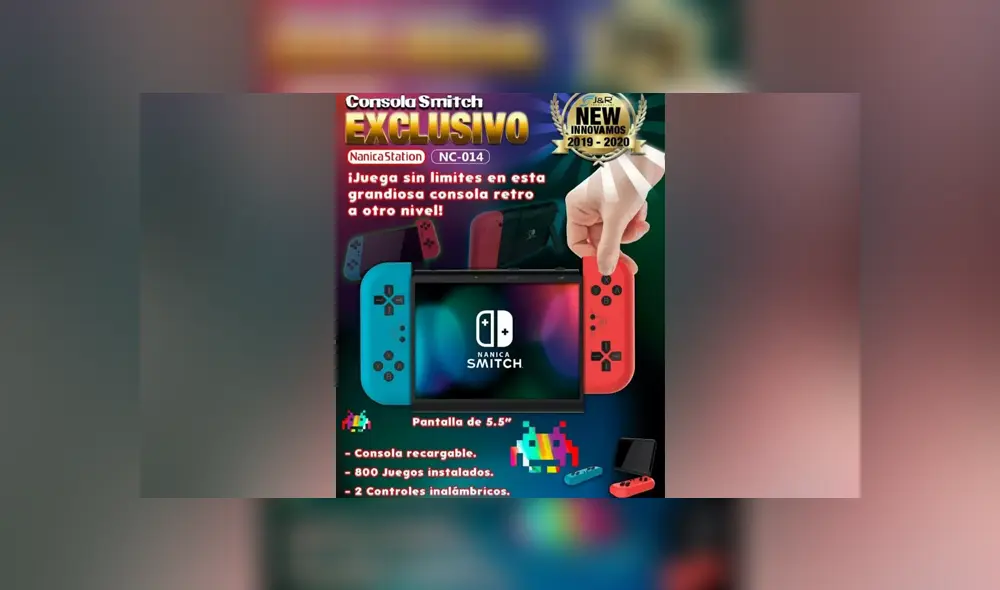 ¿La mejor consola para Navidad? Llegó “Smitch”,navidad la nueva consola ‘fake’ que, debido a su económico precio, se convierte en la gran alternativa entre los fans de Facebook.