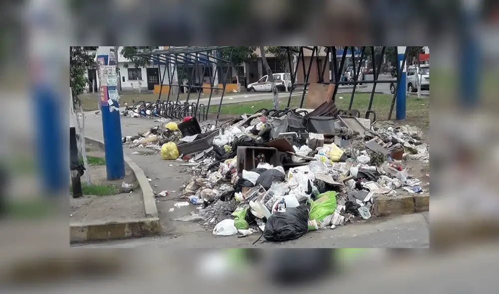 SMP: residuos que son arrojados en ciclovía afectan la salud pública
