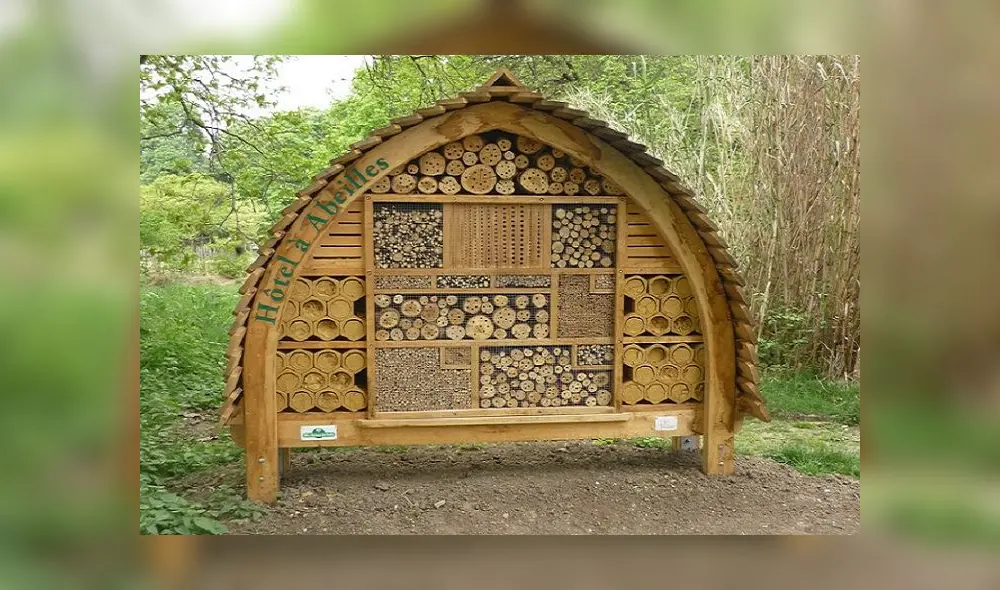Los hoteles para abejas ayudan a proteger la especie. (Foto: Dateriles)