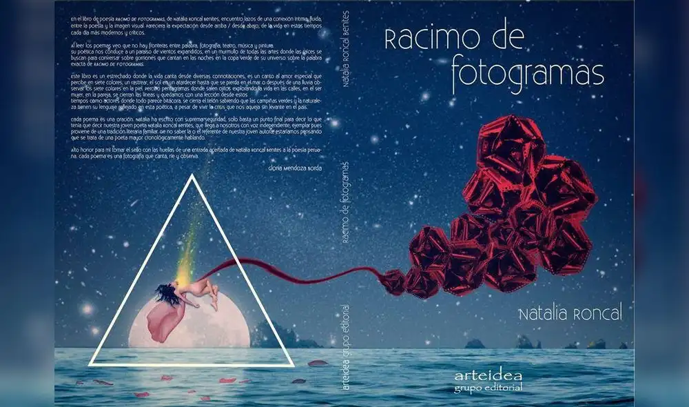 Natalia Roncal presenta Racimo de fotogramas