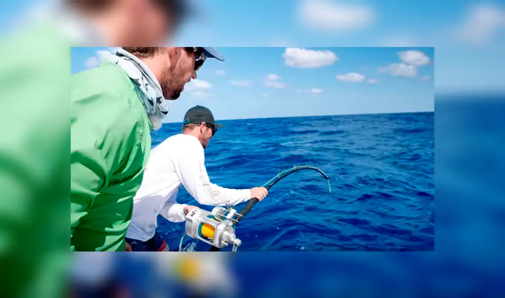 Un video viral de YouTube, captado por un grupo de pescadores deja al descubierto la identidad del gigantesco pez que lograron atrapar.