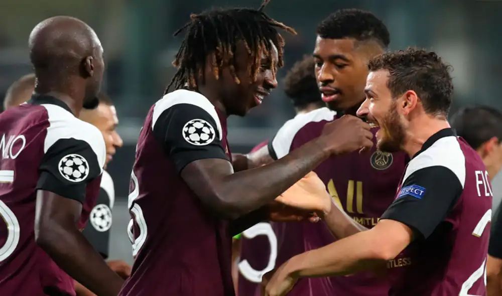 PSG sumó sus primeros tres puntos en la Champions League 2020-21 tras derrotar al Basaksehir. Foto: AFP.