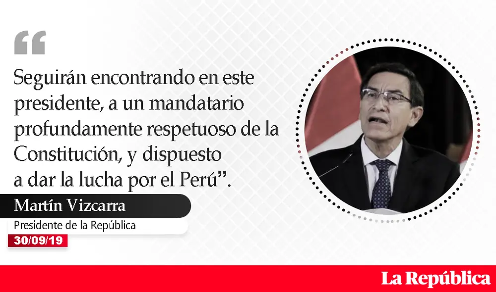 Cierre del Congreso: estas son las frases que dejó el histórico anuncio de Vizcarra Cierre del Congreso: estas son las frases que dejó el histórico anuncio de Vizcarra