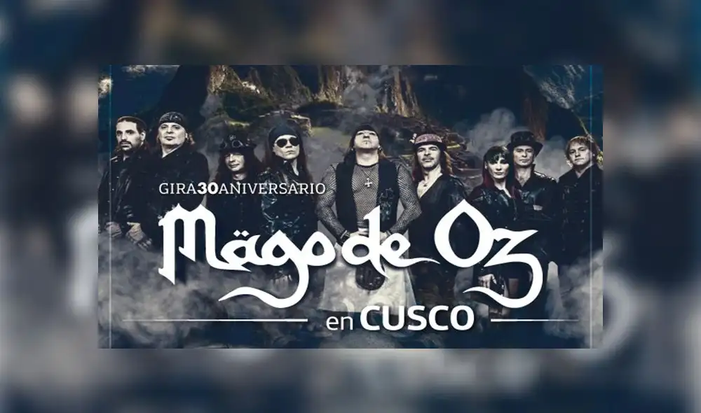 Banda española Mago de Oz tocará por primera vez en Cusco 