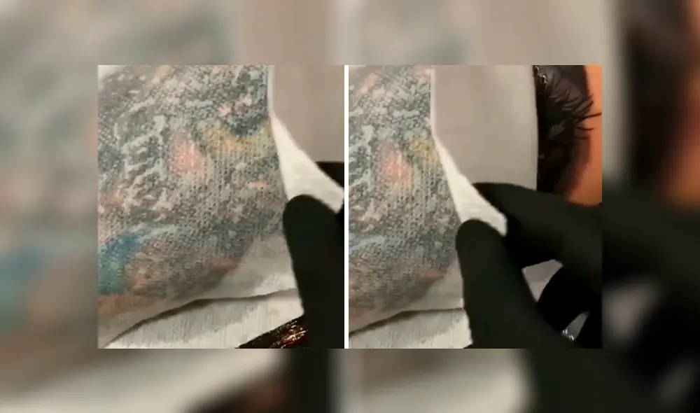 Un video viral de Facebook muestra el increíble tatuaje de un joven. Un video viral de Facebook muestra el increíble tatuaje de un joven.