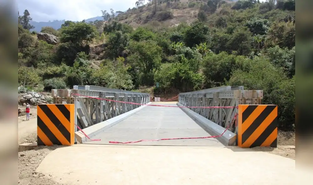 11 provincias de La Libertad serán beneficiados con los nuevos puentes. Foto: Prensa ARCC