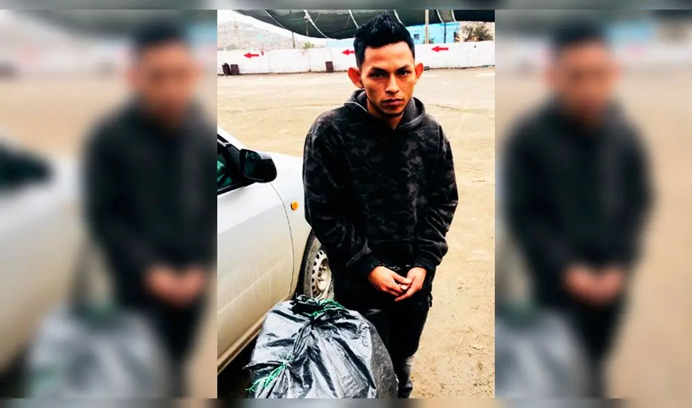 Policía logró identificar a sujeto que recogería cargamento de marihuana.