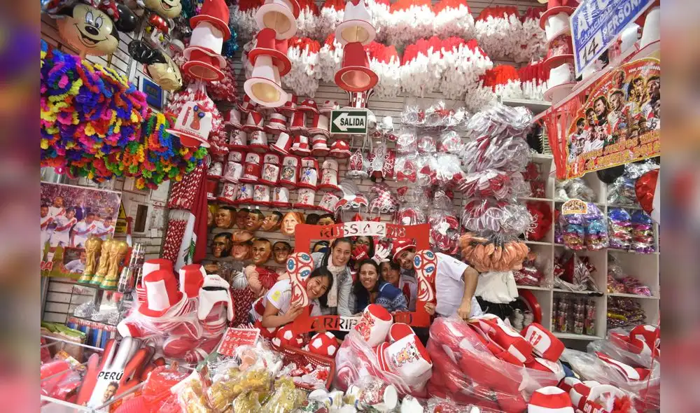 Perú en el Mundial Rusia 2018 dispara ventas en Gamarra y Mesa Redonda