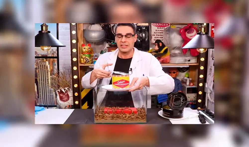 YouTube: Lanzan comida en lata dentro de envase con supergusanos carnívoros y sucede algo inesperado [VIDEO]