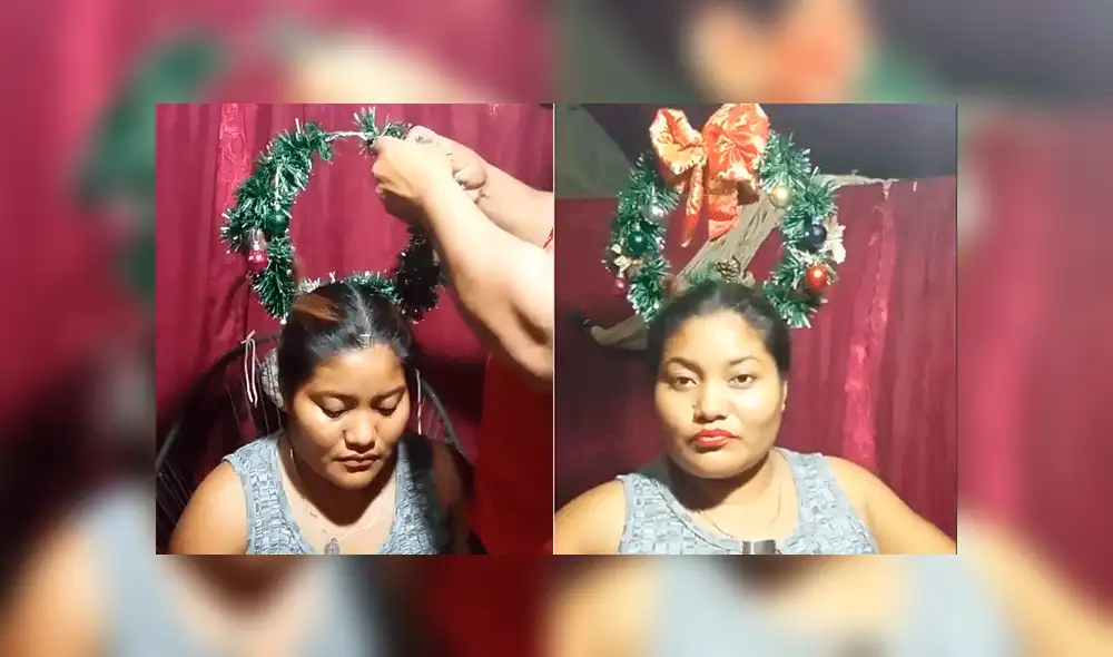 Facebook: mujer que se hizo viral por su peinado de Navidad presenta cambio de look [VIDEO]