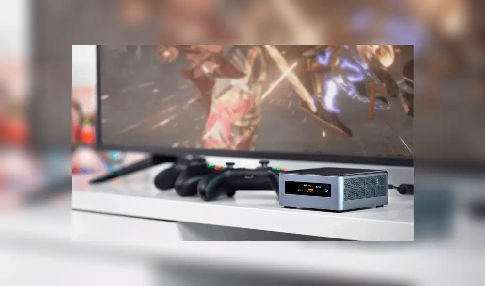 La mini PC representa el 10% del volumen de una computadora convencional de escritorio. Foto Intel