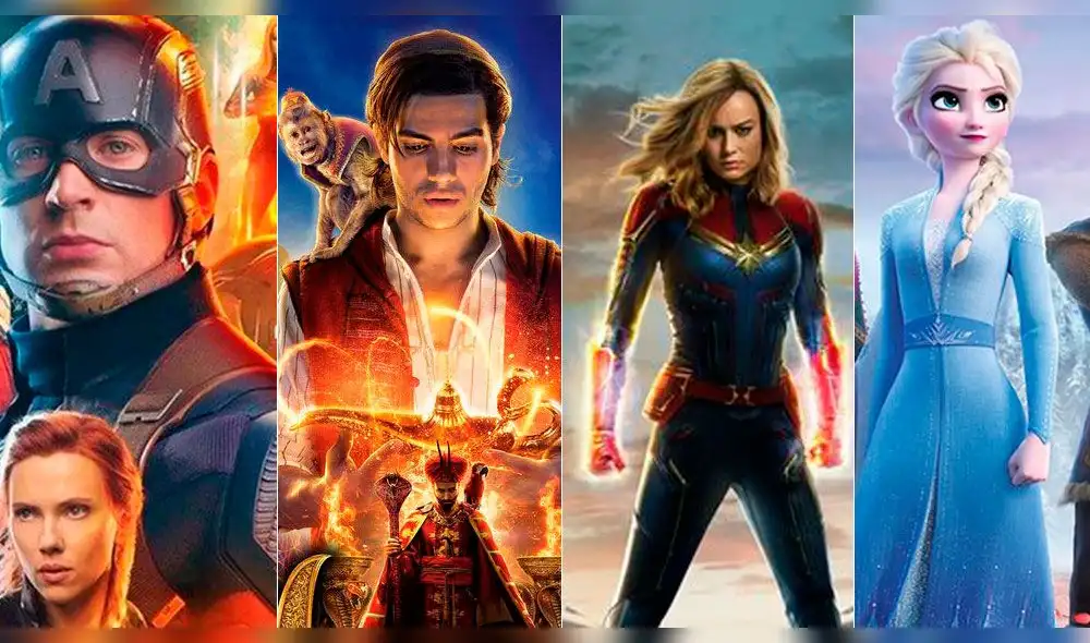 Disney recaudó más de $13200 millones de dólares con sus estrenos en 2019. Foto: Disney