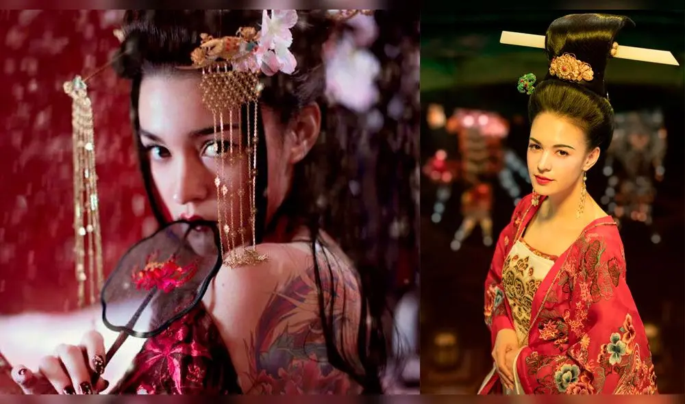 Sandrine Pinna (Truong Dung Dung) es un caso especial del mundo del espectáculo chino, al poseer una belleza híbrida.