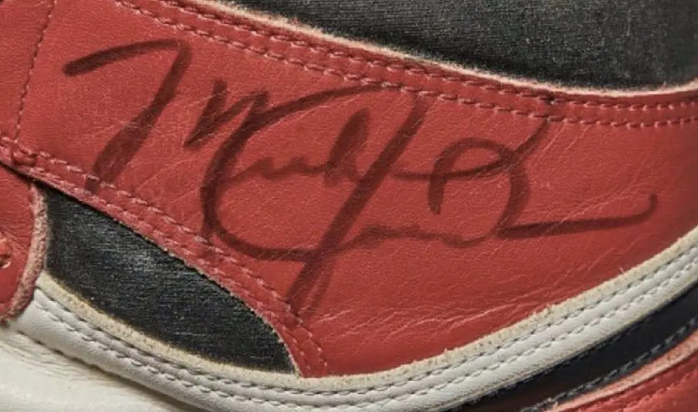Las 'Air Jordan 1' fueron las primeras zapatillas que usó Jordan en la NBA. Foto: Twitter
