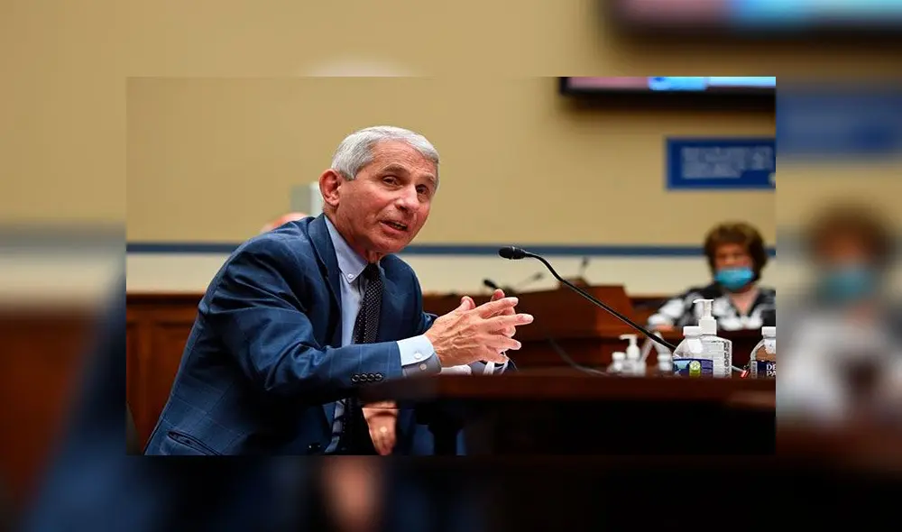 El principal epidemiólogo de EE. UU., Anthony Fauci, durante una intervención en el Congreso estadounidense, este 31 de julio de 2020. Foto: EFE